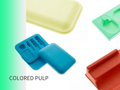 Colored pulp